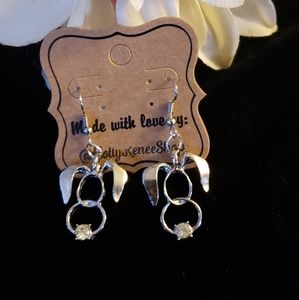 Cute Bunny Butt Dangle Earrings